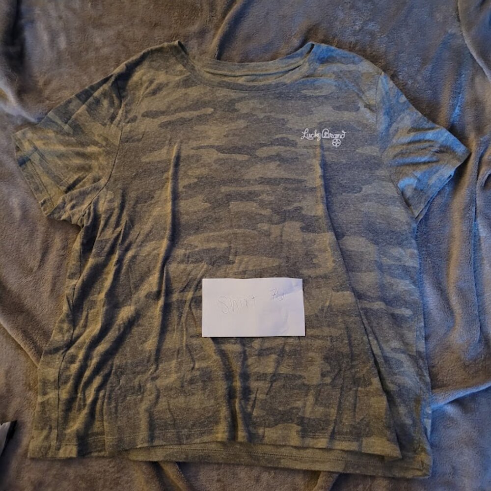 (SHIRT 76) - Women's Camo T-Shirt